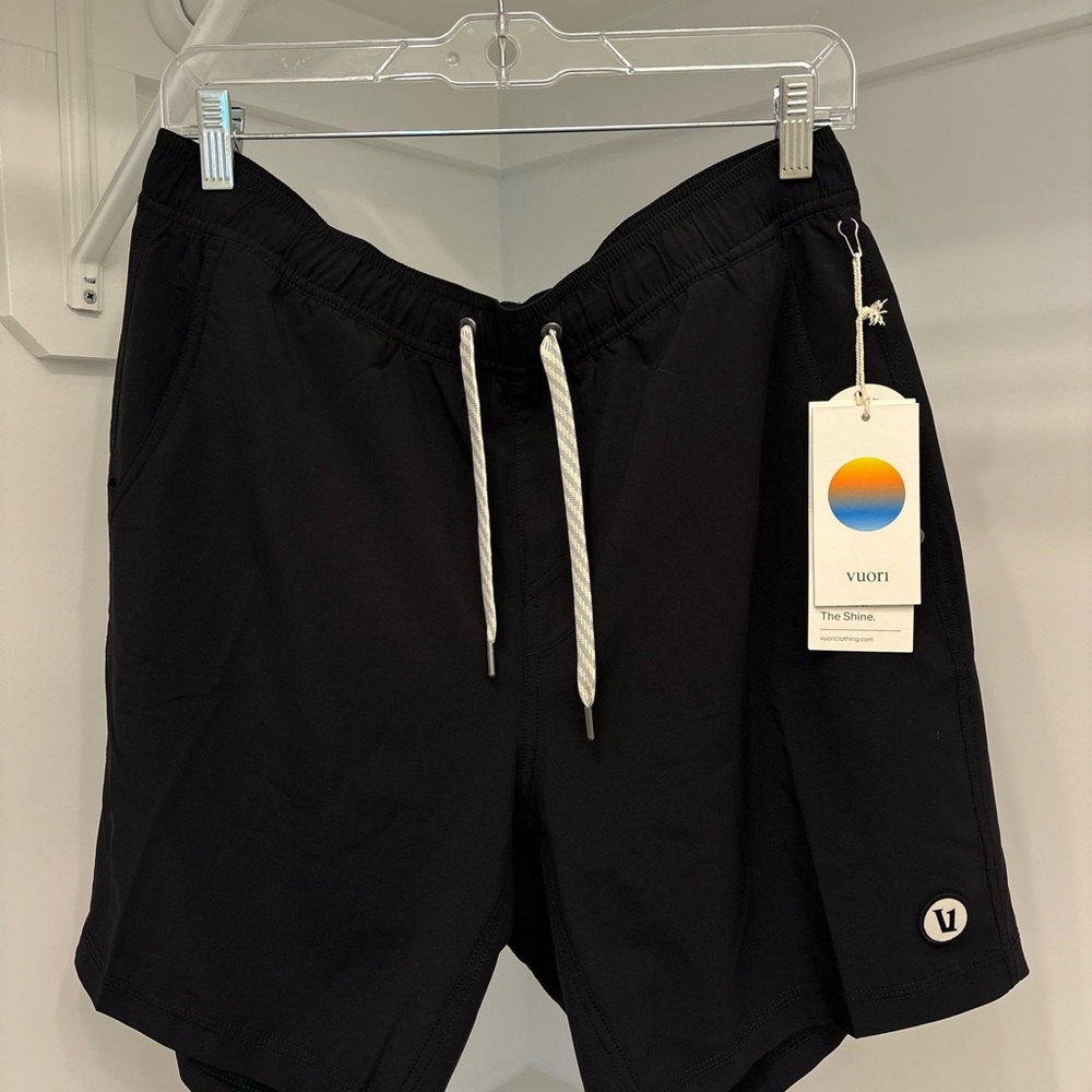 Vuori Men's Black Performance Shorts
